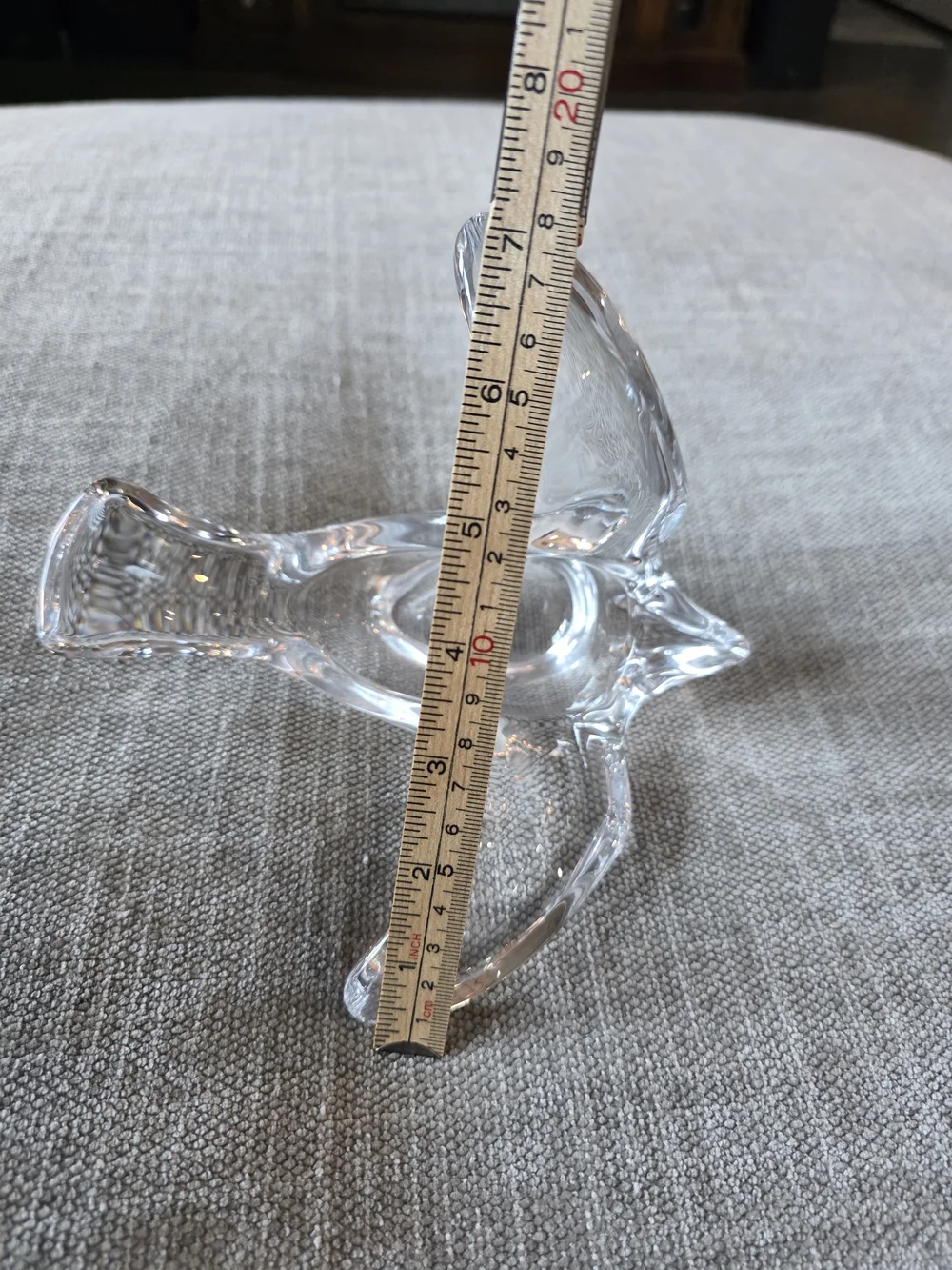 Princess House Lead Crystal Flying Bird Dove Figurine